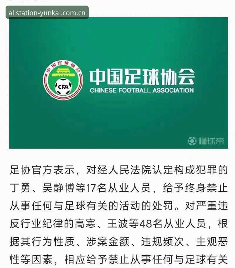 揭秘中国足协第三批禁足名单背后：65人职业生涯终结的真相
